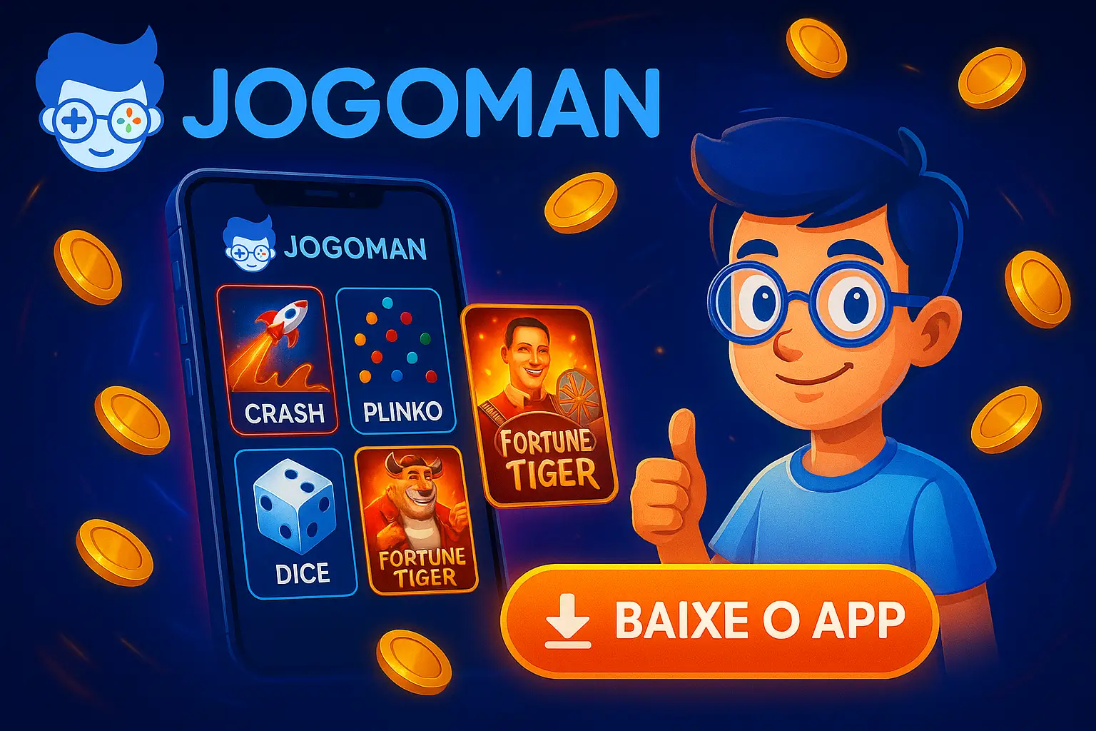 Baixar o JOGOMAN Cassino App