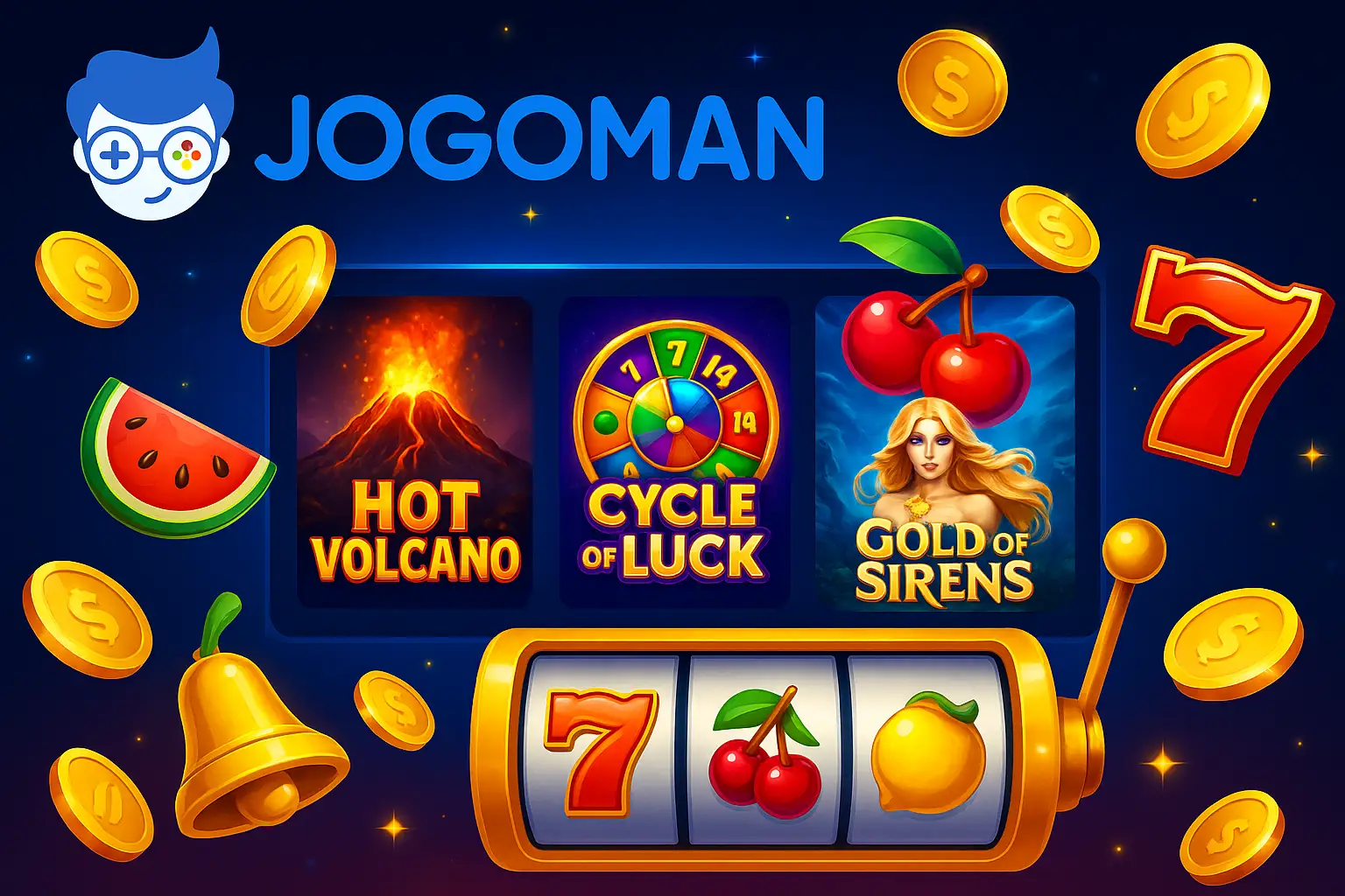 Explore o mundo das slot machines no JOGOMAN Casino